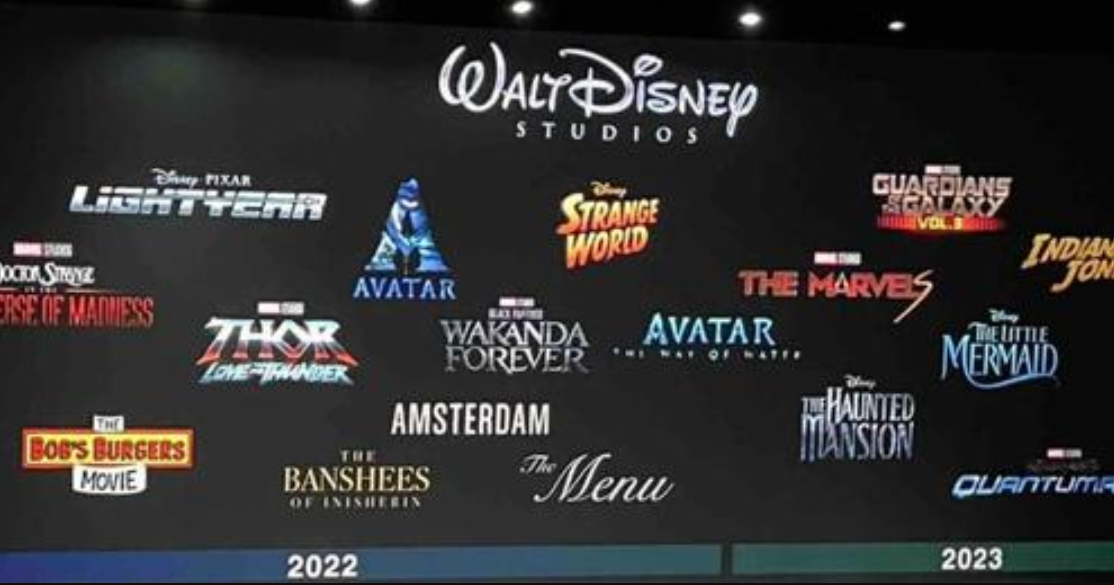 Disney Releases 20222023 Movie Slate Image Breaking Soup